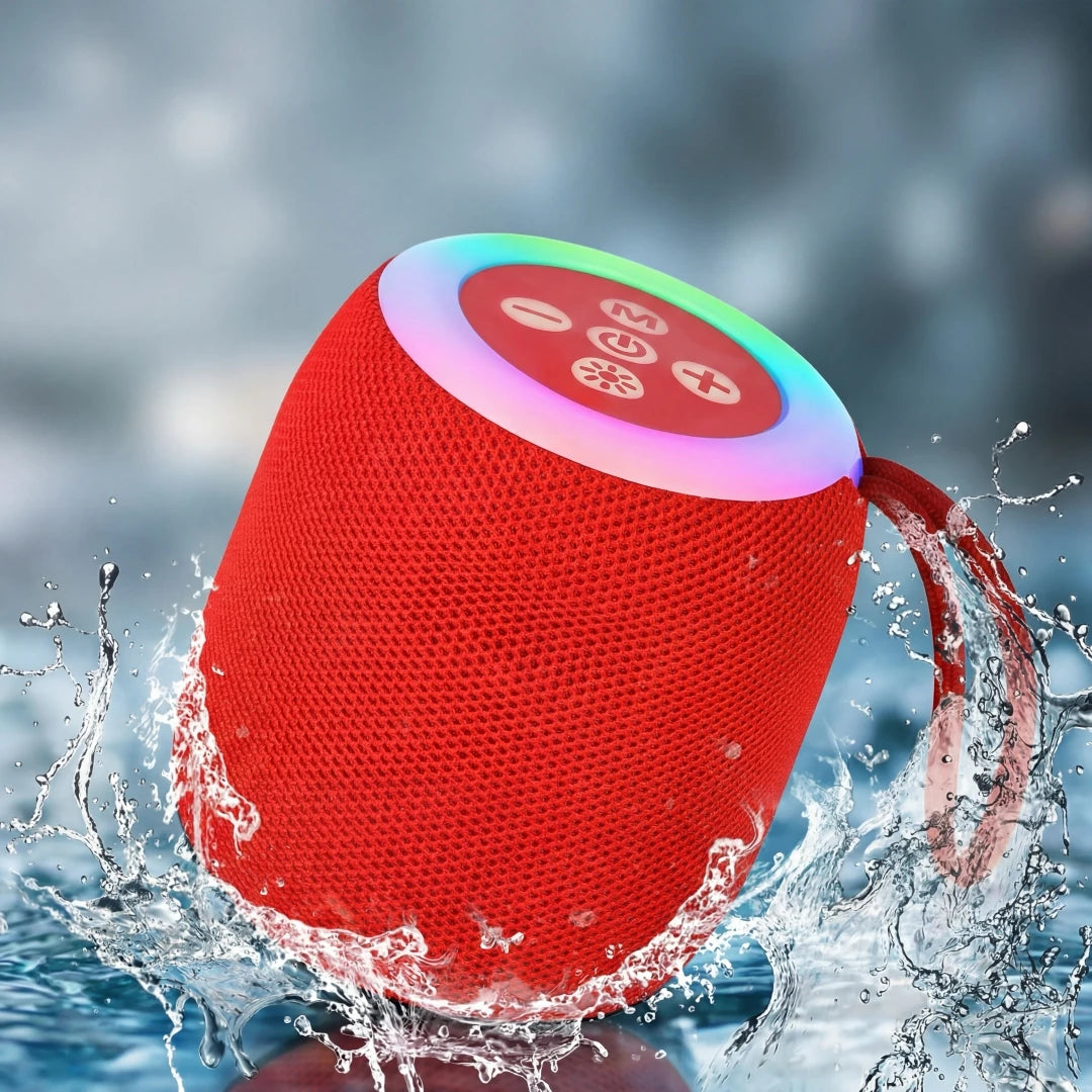 Bluetooth Speaker Wireless,Portable Speaker with Lights, Loud Stereo Sound, Support USB/TF Card  for Home/Party/Outdoor/Beach