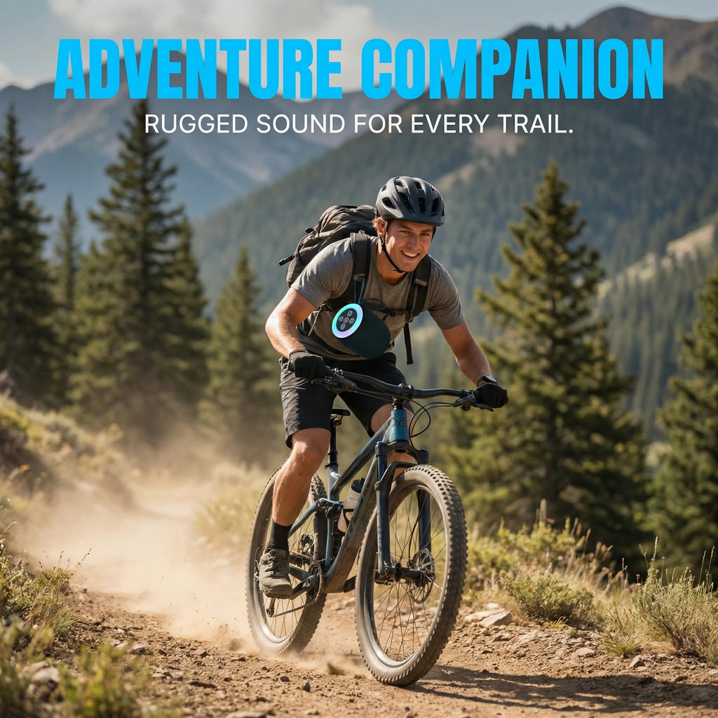 Bluetooth Speaker Wireless,Portable Speaker with Lights, Loud Stereo Sound, Support USB/TF Card  for Home/Party/Outdoor/Beach