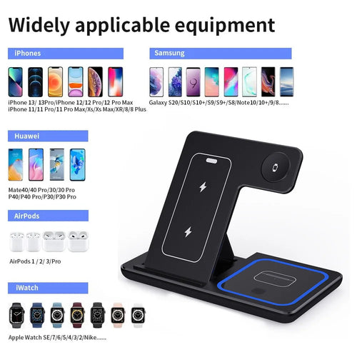 3 In 1 Wireless Charging Station