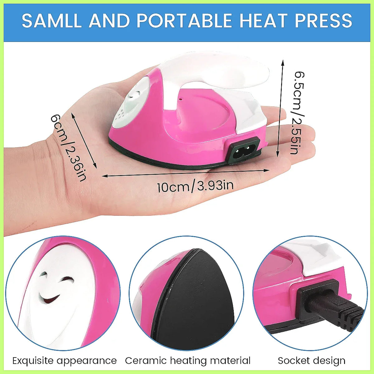Portable Handy Heat Press Iron